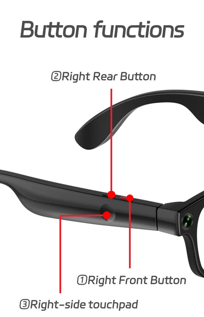 G1 Ai Smart Glasses with Stabilized Camera Take Photos Video Audio Recording Wi-Fi Transmission AI Translator Sunglasses AIMB-G1